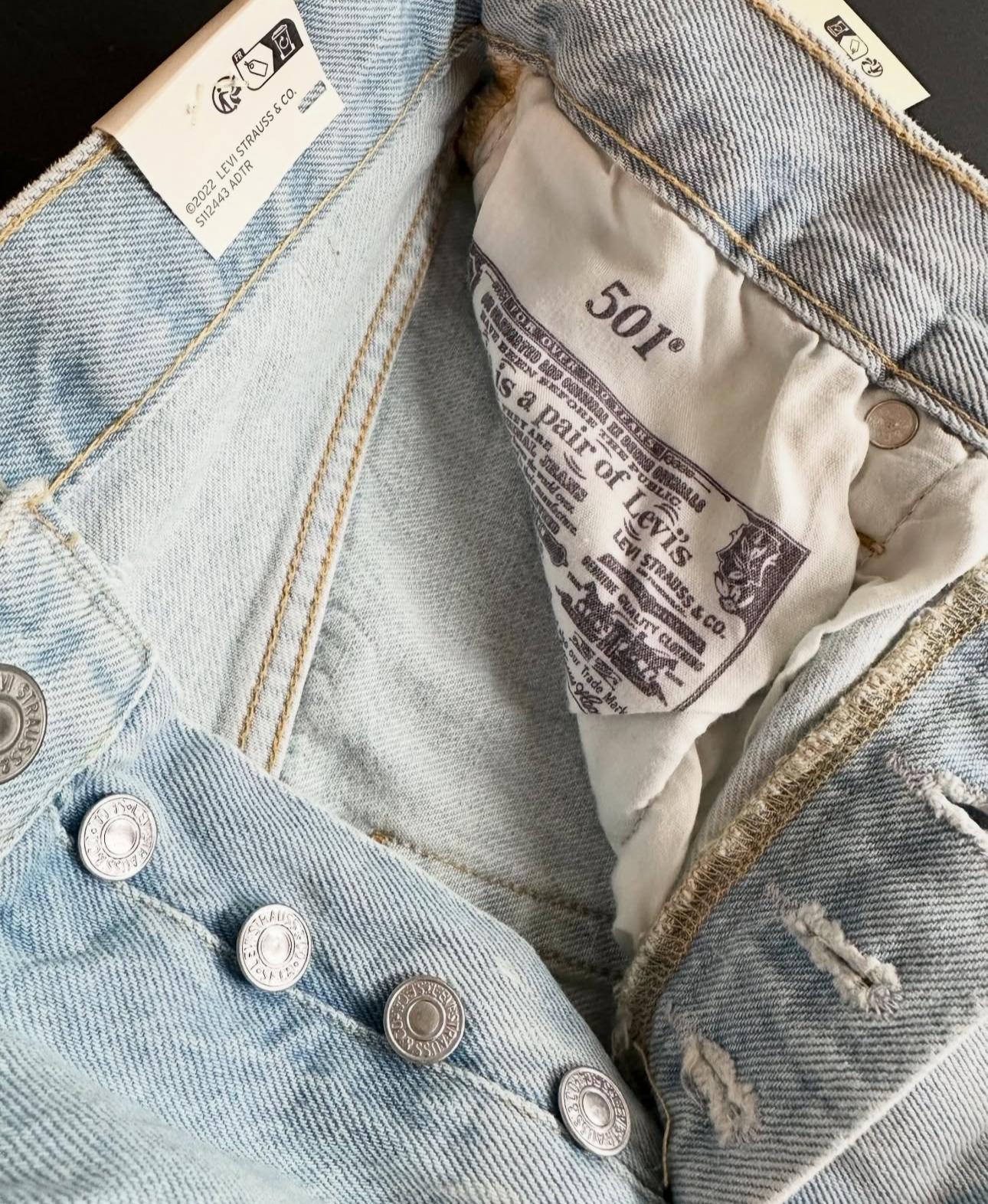 Levis Women 501 Original Shorts - Promise Me