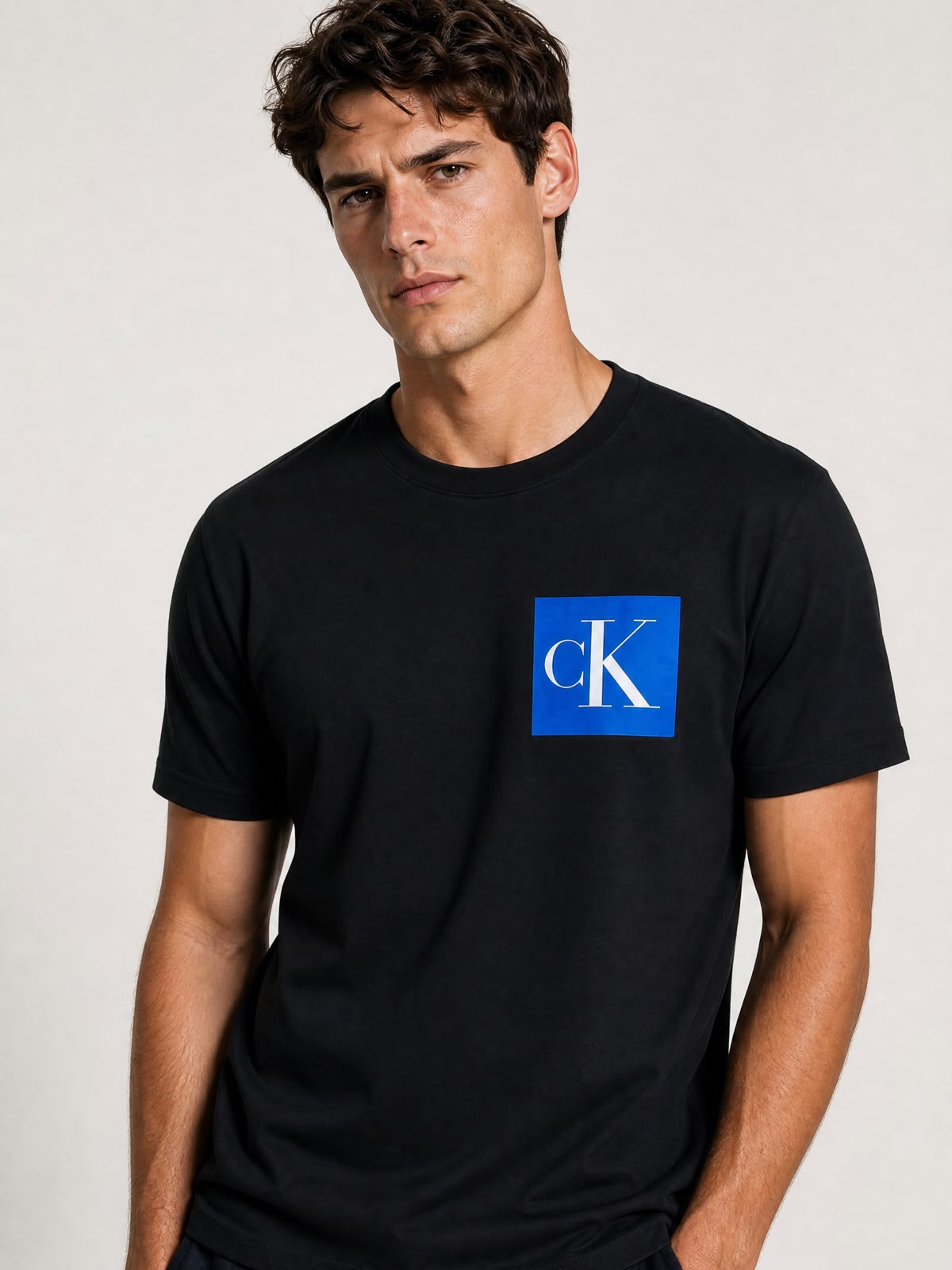 Calvin Klein Monogram Logo Box Graphic Classic Black - XL