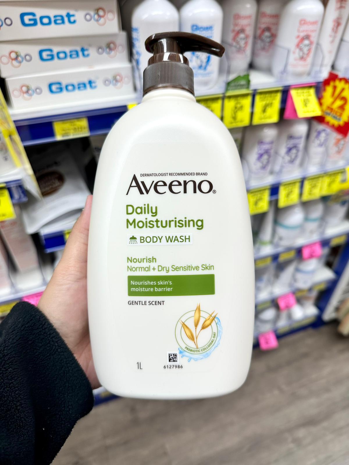 Aveeno Daily Moisturising Body Wash 1L